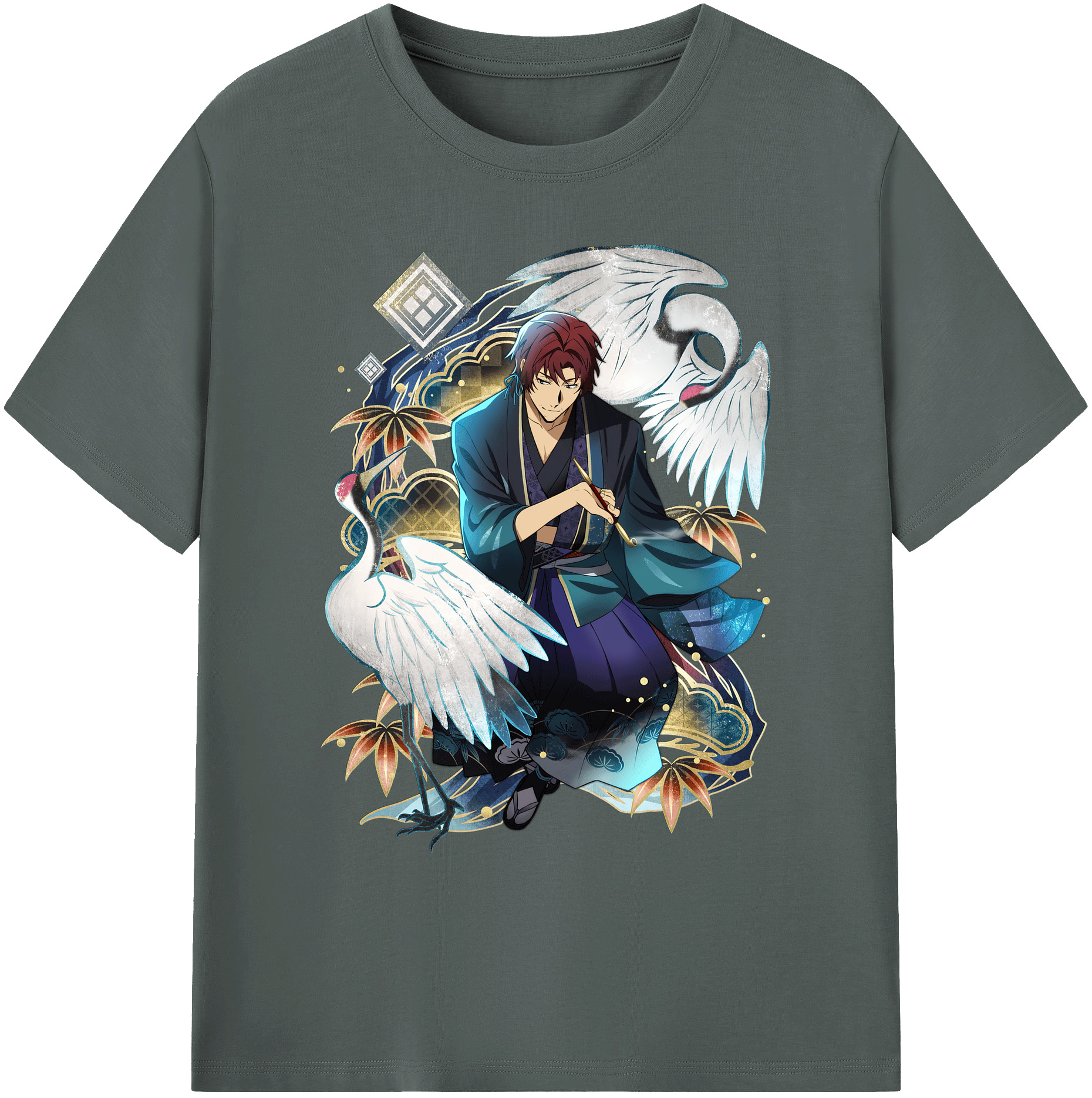 文豪ストレイドッグス Bungo Stray Dogs 綿100％ メンズ半袖Tシャツ｜肌触りやわらか＆通気性